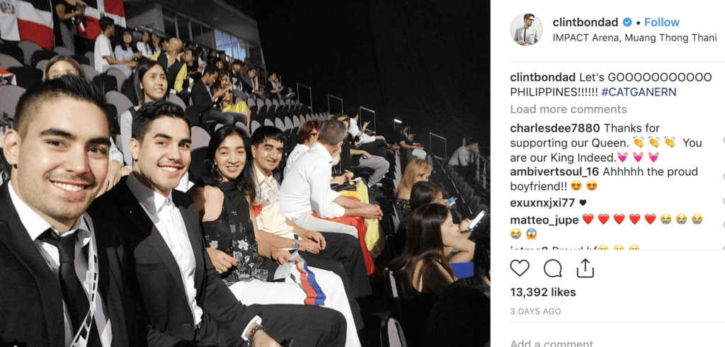 Clint Bondad Catriona Gray