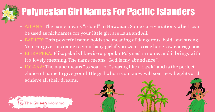 35 Polynesian Girl Names For Pacific Islanders