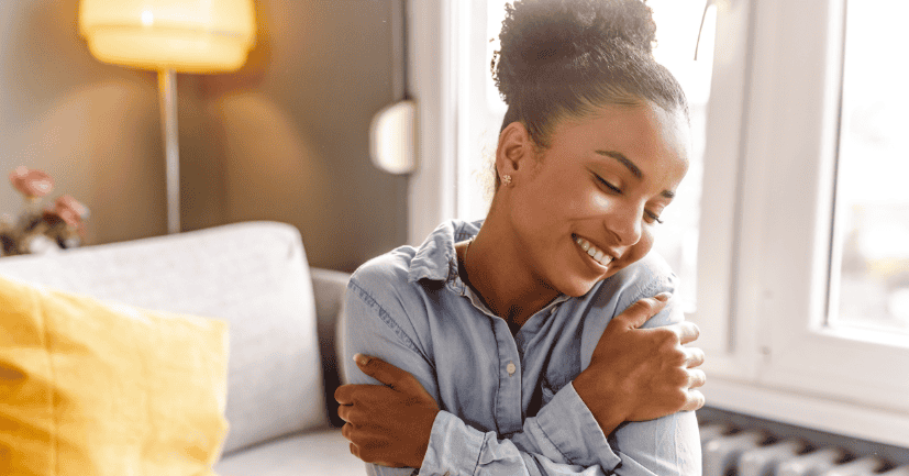 Self-Hugs Can Make You Feel Safe