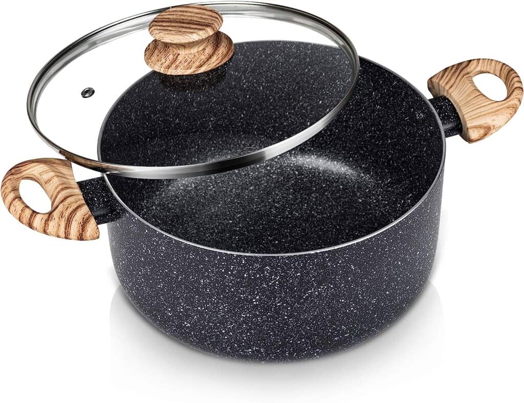 MICHELANGELO 5 Quart Stock Pot with Lid