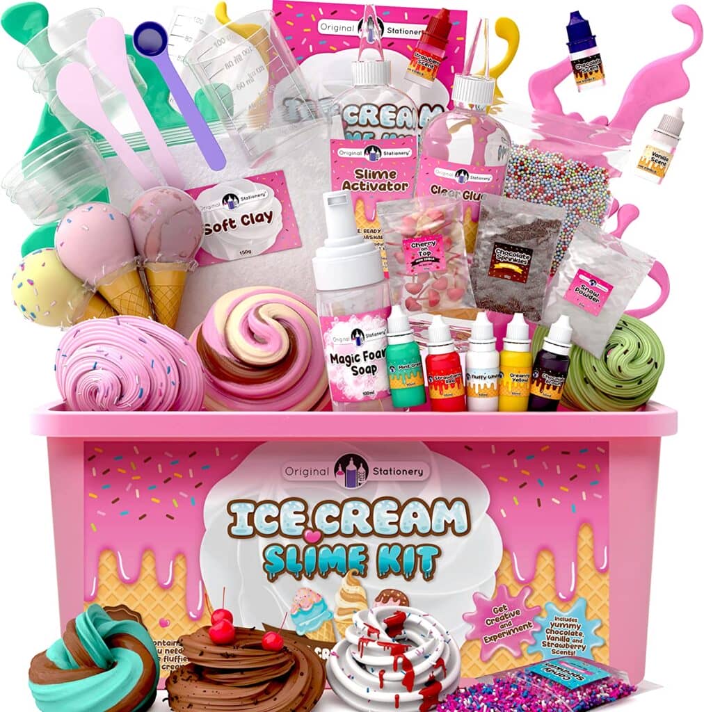 Original Stationery Fluffy Slime Kit for Girls