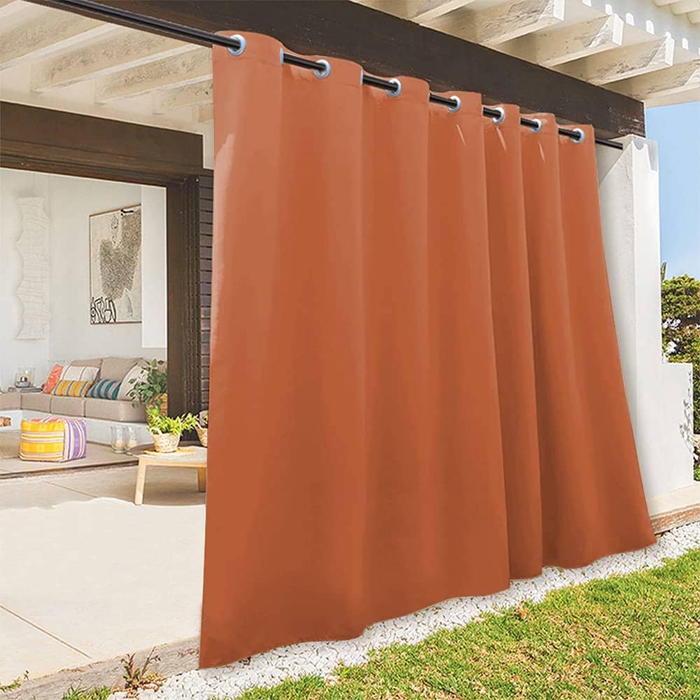 RYB HOME Waterproof Outdoor Curtains For Patio