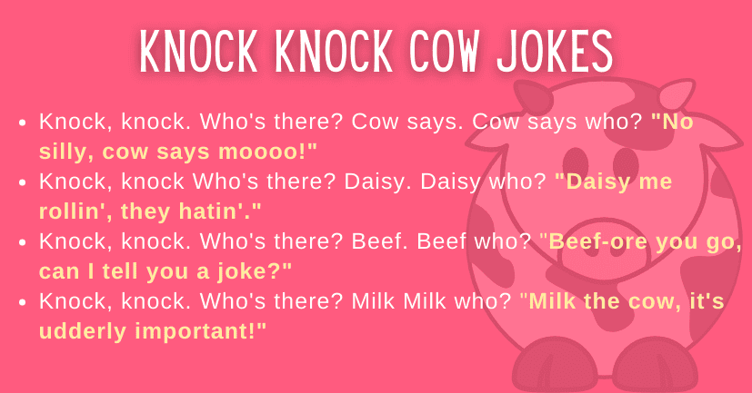 Knock Knock Cow Jokes