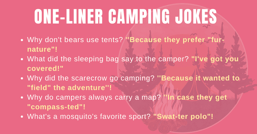 One-Liner Camping Jokes