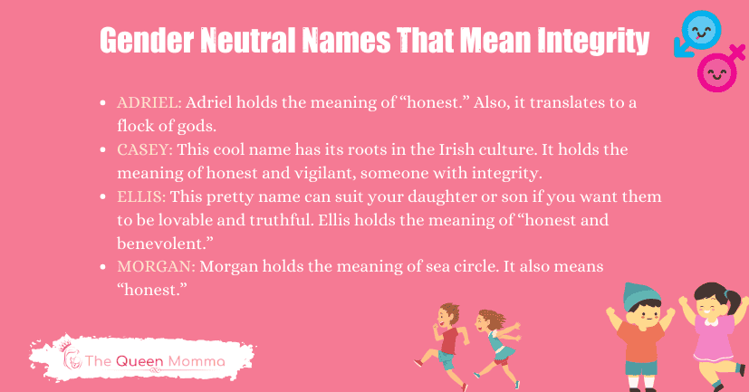 Gender Neutral Names That Mean Integrity