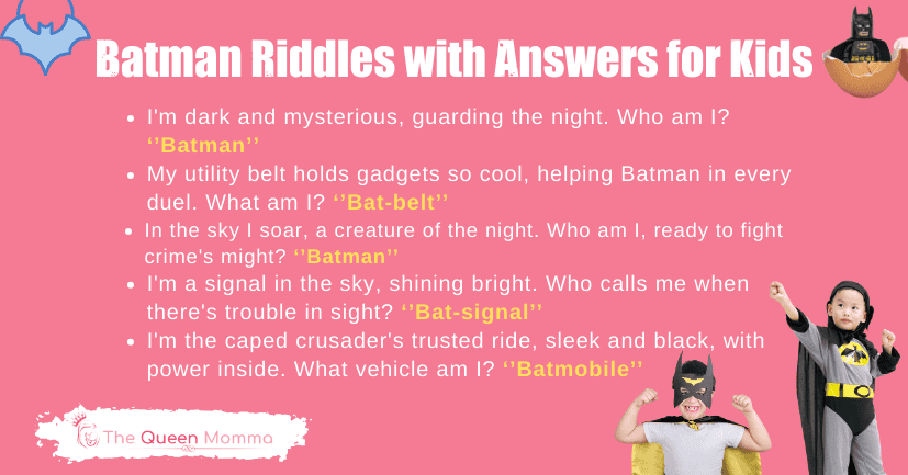 Batman Riddles with Answers for Kids