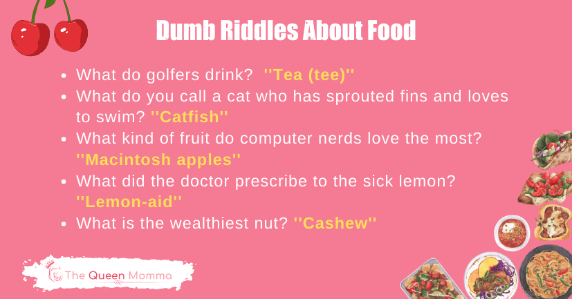 Dumb Riddles About Food
