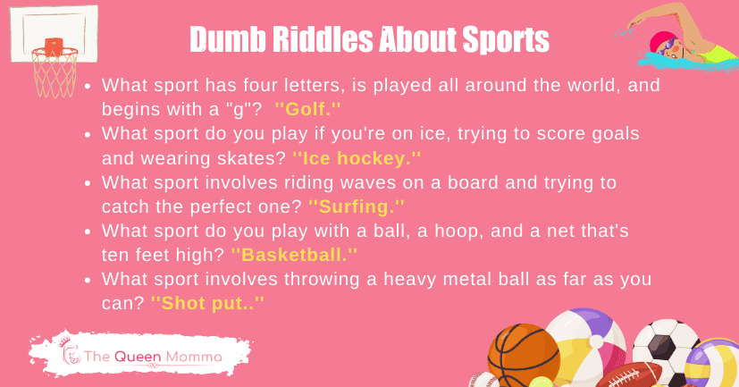 Dumb Riddles About Sports