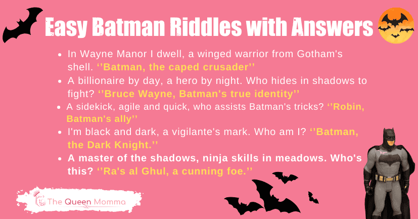 Easy Batman Riddles with Answers