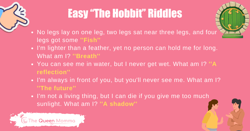 Easy “The Hobbit” Riddles