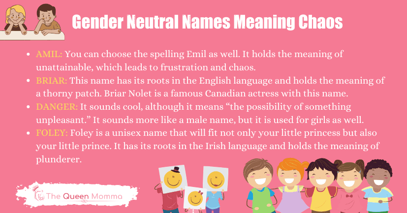 Gender Neutral Names Meaning Chaos