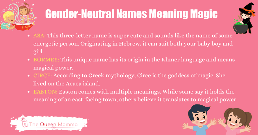 Gender-Neutral Names Meaning Magic