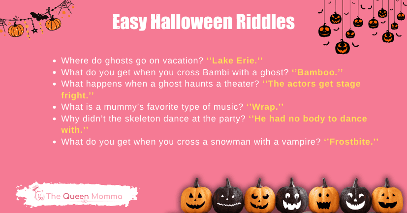 Easy Halloween Riddles