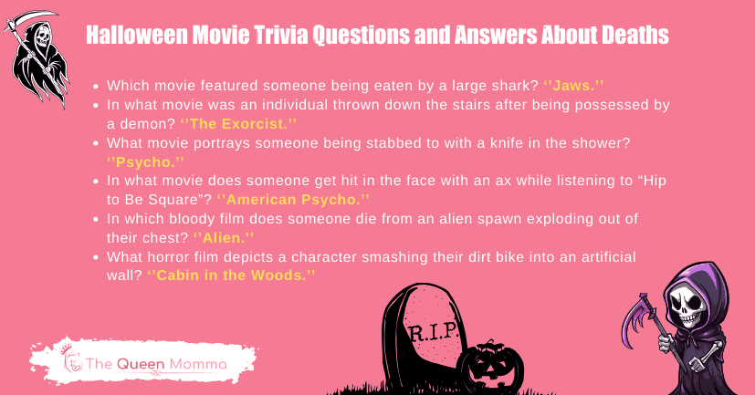 Halloween Movie Trivia Questions and Answers About Deaths