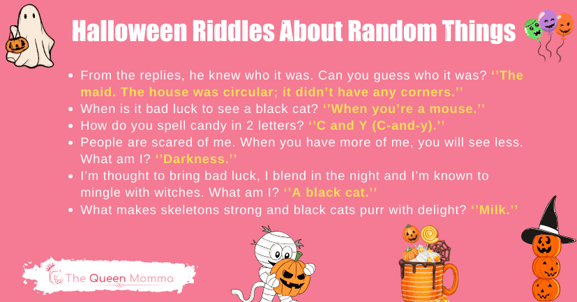 Halloween Riddles About Random Things