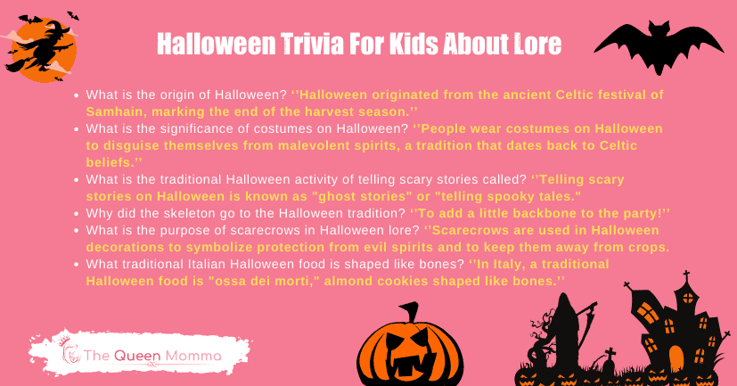 Halloween Trivia For Kids About Lore