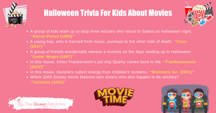 Halloween Trivia For Kids About Movies